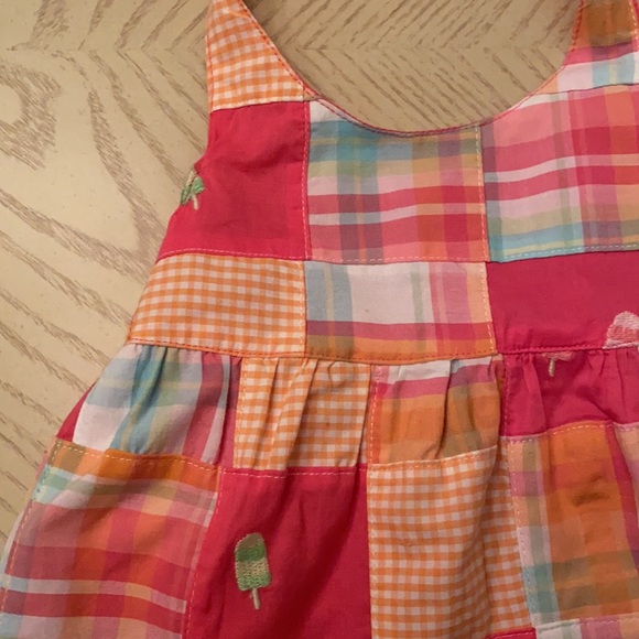 Gymboree size 3 halter tank top with jean shorts. - Picture 3 of 7